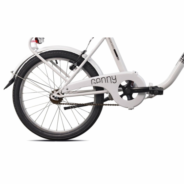 OUTLINER Skládací kolo , 20", bílé