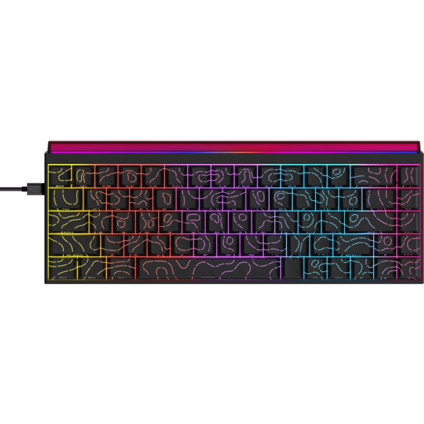 Ajazz Klávesnice NK68 Red Switch Black USB-C