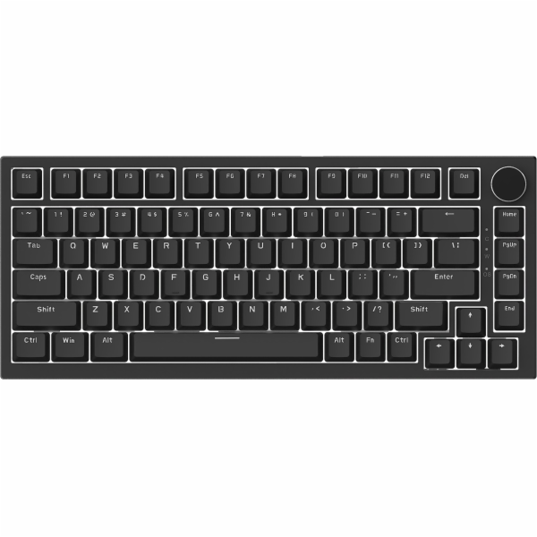 Ajazz Klávesnice AK820 Red Switch Black USB-C