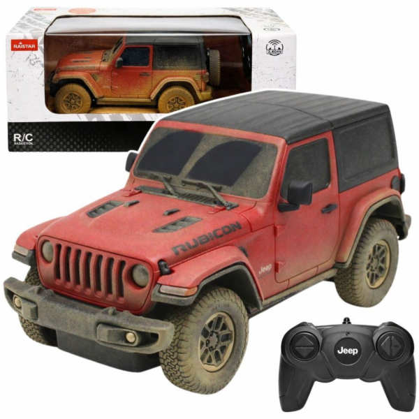 Rastar Car Jeep Wrangler Rubicon-Muddy na dálkové ovládán...