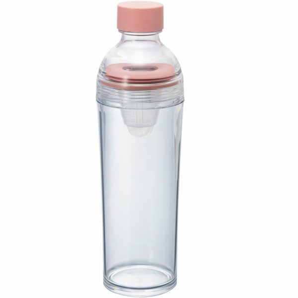 Hario - 400ml plastová lahev na matchu - světle růžová