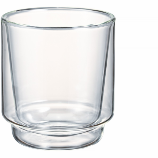 Hario - Dvoustěnná sklenice na matchu 370ml - Průhledná