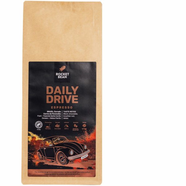 Hard Beans Coffee Tvrdá káva Rocket Bean DAILY DRIVE Braz...