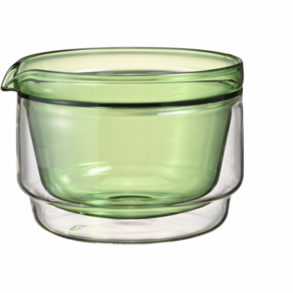 Hario - Dvoustěnná miska na Matchu 300ml - zelená