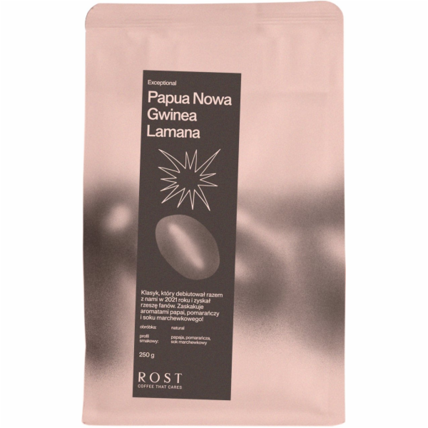 ROST Kávová zrna Papua Nová Guinea Lamana Filter 250 g