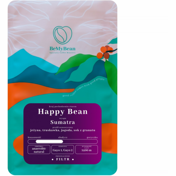 BeMyBean - Sumatra Happy Bean filtrovaná káva 250 g