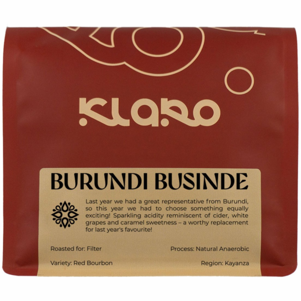 NoName Klaro Coffee Beans - Burundi Businde Anaerobní pří...