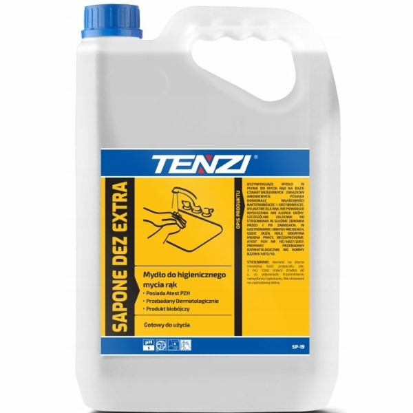 Tenzi Tekuté mýdlo TENZI bez parfemace Dez Extra Soap 5l