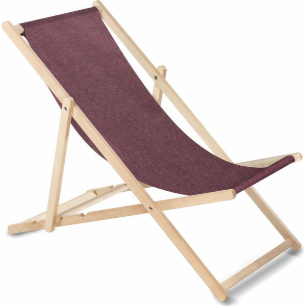 GreenBlue Lehátko GB183M Burgundy Beech Classic Skládací