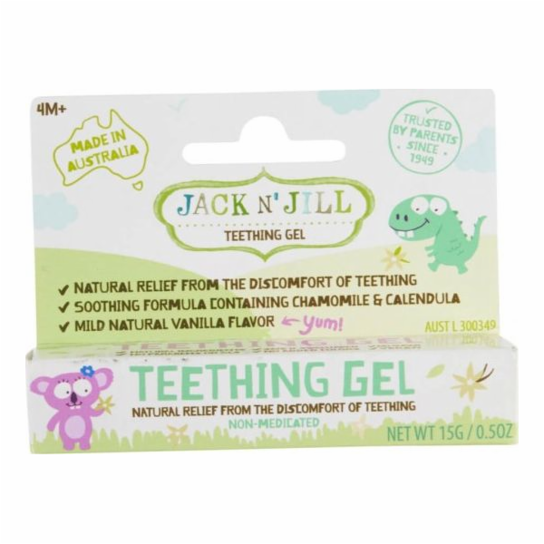Jack NJill Přírodní gel na prořezávání zoubků 15g