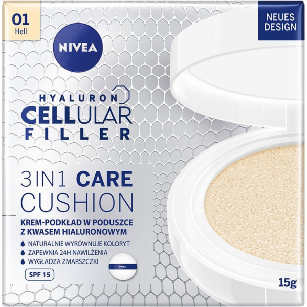 Nivea Osram Cellular Cushion krémový make-up ve světlé barvě