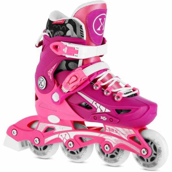 Nils Extreme Kolečkové brusle NA1055 BLAZE PINK velikost ...