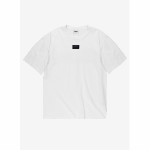 Tesla Tričko Prosto Jacquard Label KL261MTEE1041 bílé M