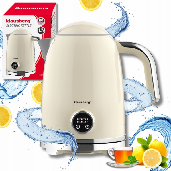 Klausberg Kettle RYCHLÁ KONVICE 1,7 L S LED TEPLOMETREM K...