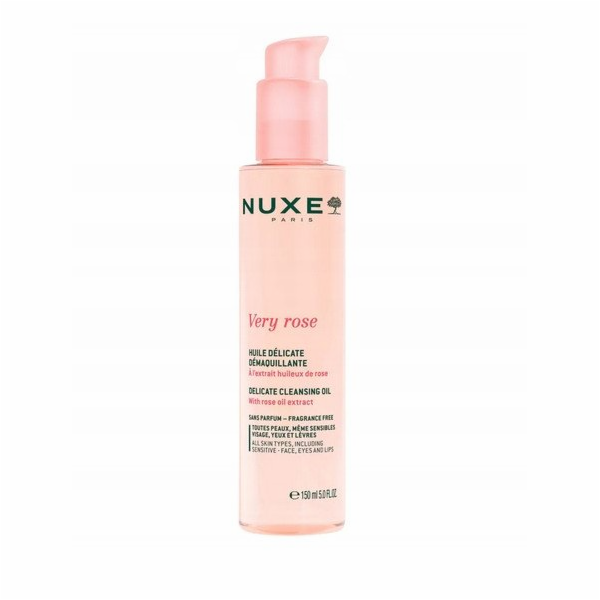 Nuxe , Very Rose, čisticí olej, na obličej, 150 ml