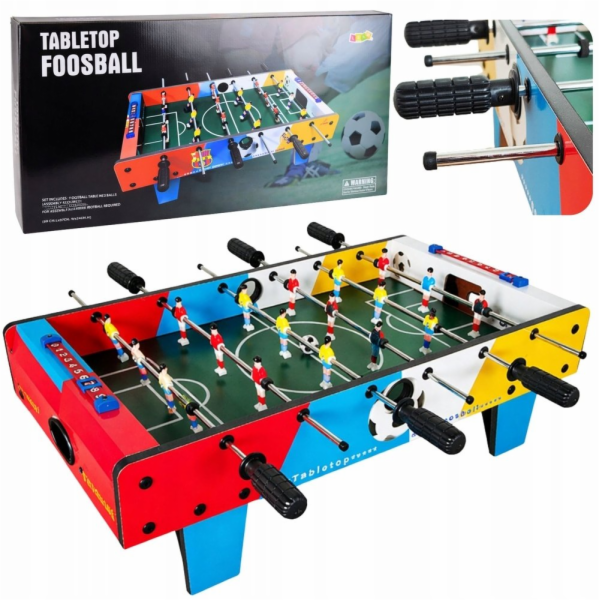 LeanToys Mini stolní fotbal, hrací stůl na dovednosti, 2 ...
