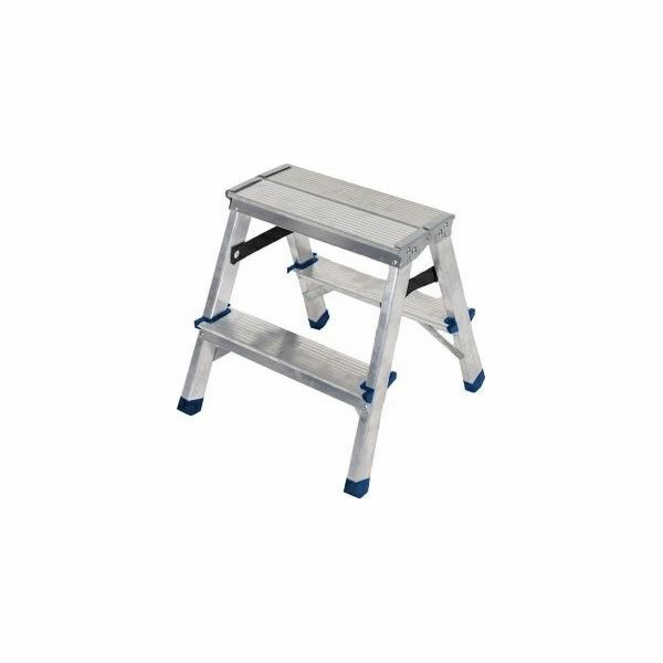 AWTools AW ŽEBŘÍKOVÁ STOLIČKA 2 SCHODY 150 KG AW23025