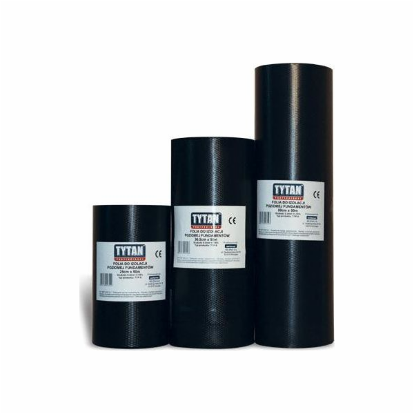 Tytan FÓLIE PRO HORIZONTÁLNÍ IZOLACI ZÁKLADŮ 36,5 CM * 50 M
