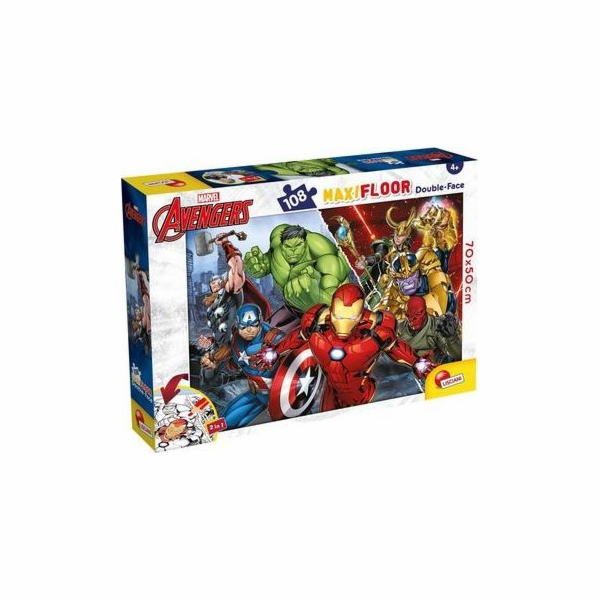 Lisciani LISCIANI MARVEL PUZZLE DF MAXI FLOOR 108 AVENGERS