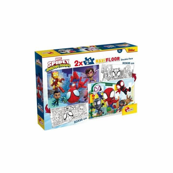 Lisciani LISCIANI MARVEL PUZZLE DF MAXI FLOOR 2 X 24 SPIDEY