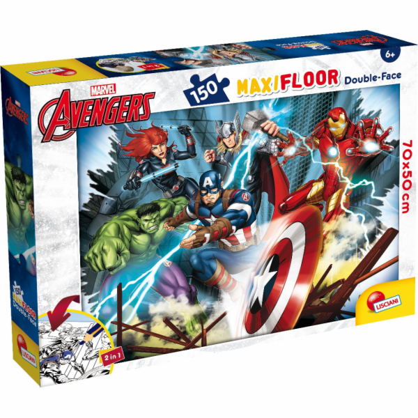 Lisciani LISCIANI MARVEL PUZZLE DF MAXI FLOOR 150 AVENGERS