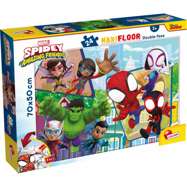 Lisciani LISCIANI MARVEL PUZZLE DF MAXI FLOOR 24 SPIDEY