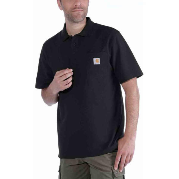 Adidas Tričko Carhartt Polo Contractor Work černé