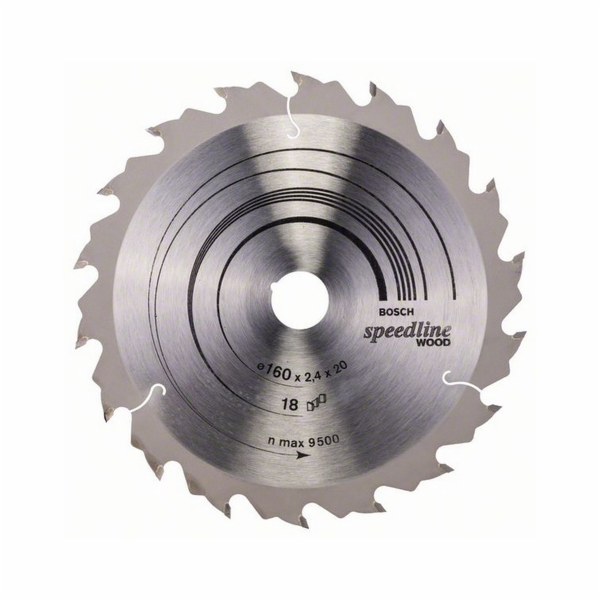 BOSCH Pilový kotouč SPEEDLINE WOOD 160x2,4x20mm 18 zubů 2...