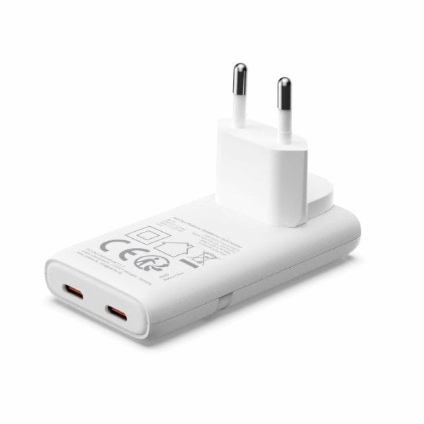 PATONA nabíječka Slim/ 2x USB-C/ 100-240V/ PD65W- GaN PD3...