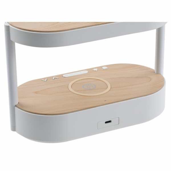 IMMAX LED budík TRIPLE DOCK/ 3v1 bezdrátové nabíjení/ 20W...