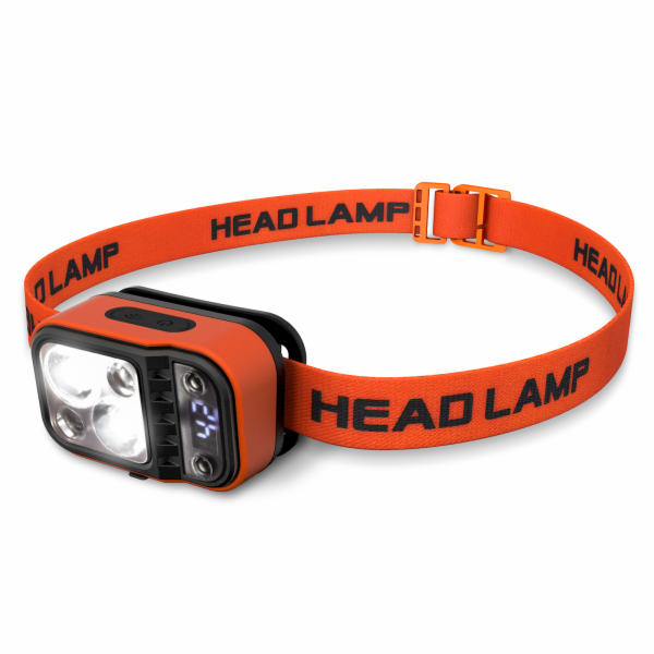 CONNECT IT BLINK 200R LED čelovka, 4 režimy svícení, pohy...