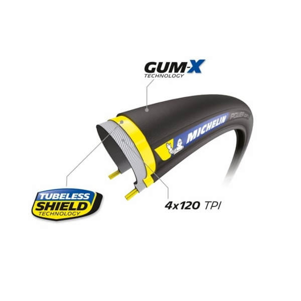 MICHELIN PLÁŠŤ POWER CUP BLACK 700x30 COMPETITION LINE KE...