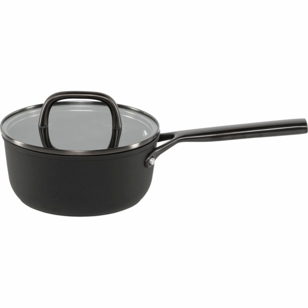 ZWILLING Milano Stieltopf mit Glasdeckel 18 cm, schwarz