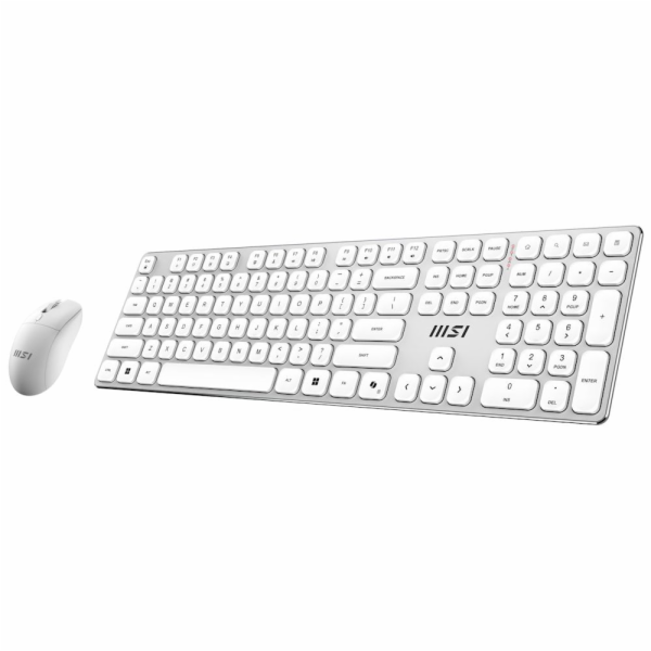 MSI set klávesnice s myší FORGE K210 Wireless Combo White...
