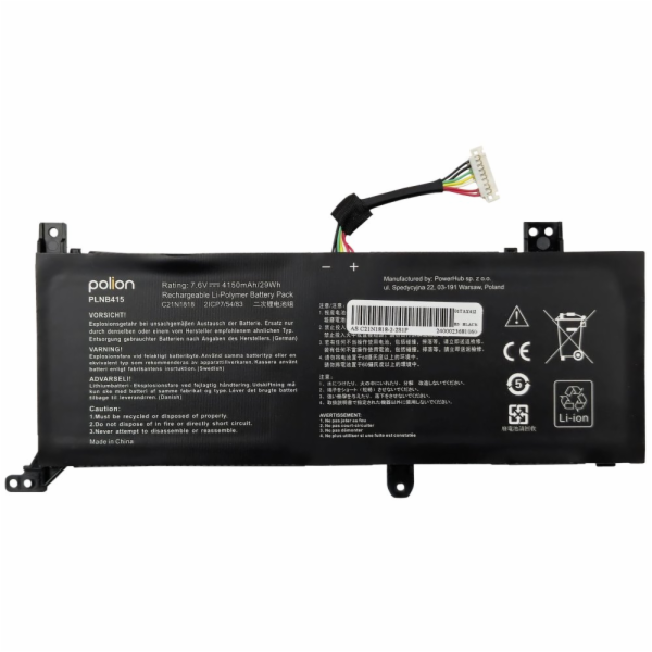 TRX Baterie Polion C21N1818-2/ Li-Pol 7.6V/ 4150mAh/ 29Wh...