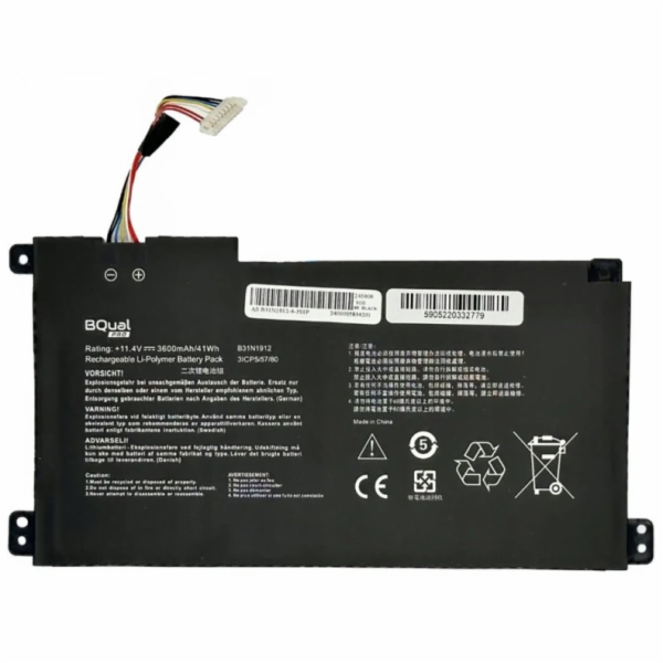 TRX Baterie Bqual B31N1912/ Li-Pol 11.4V/ 3600mAh/ 41Wh/ ...