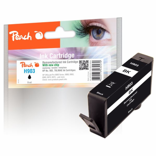 PEACH kompatibilní cartridge HP No. 903, černá, T6L99AE, ...