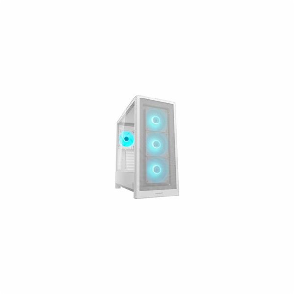 COUGAR PC skříň MX230 White RGB Mid Tower Mesh Front Pane...