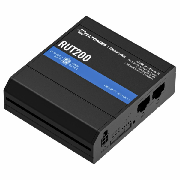 Teltonika RUT200 průmyslový router   1x LAN, 1x WAN, 1x S...