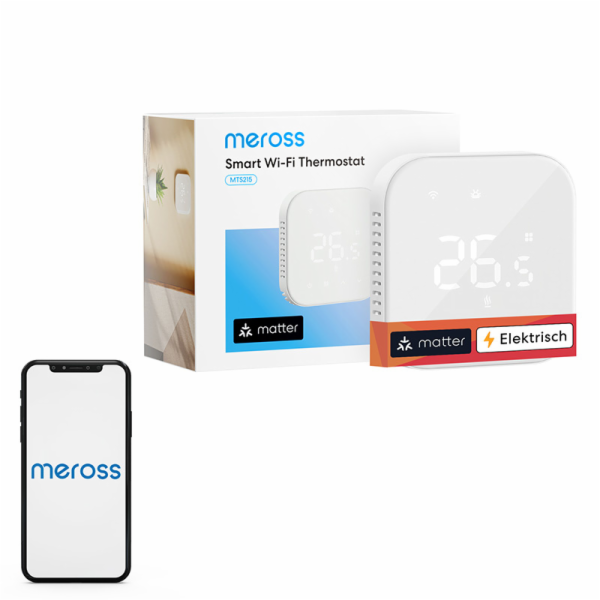 Inteligentní termostat WiFi Meross MTS215MA(EU) (Matter)