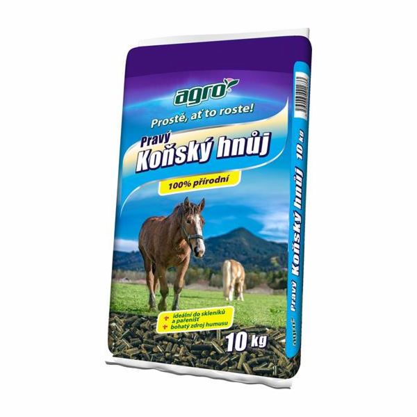 Hnojivo Agro  Pravý koňský hnůj 10 kg