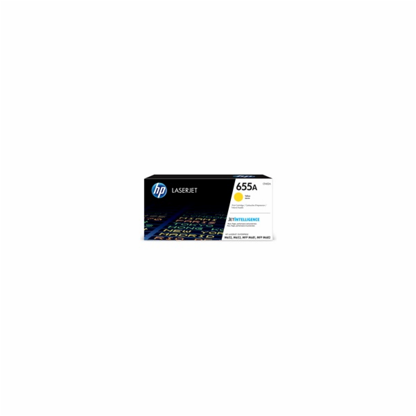 HP 655A Yellow Original LaserJet Toner Cartridge (CF452A)...