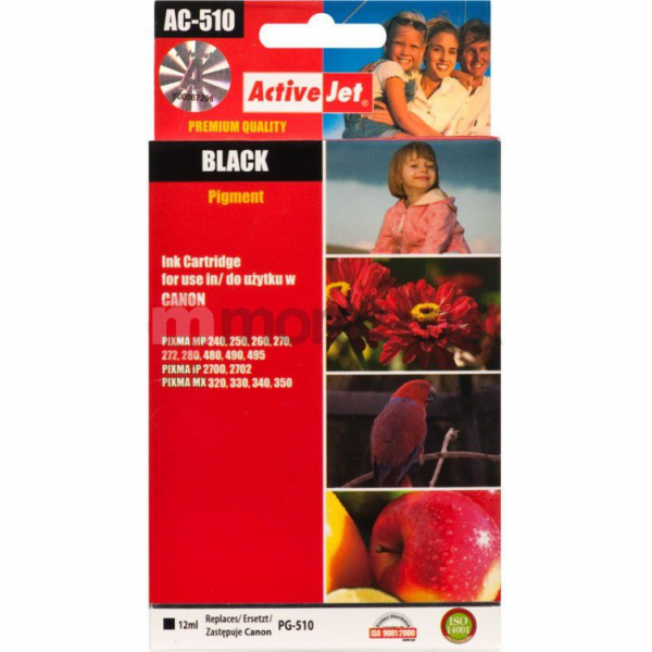 Activejet Inkoust AC-510R (náhrada za Canon PG-510; Premi...