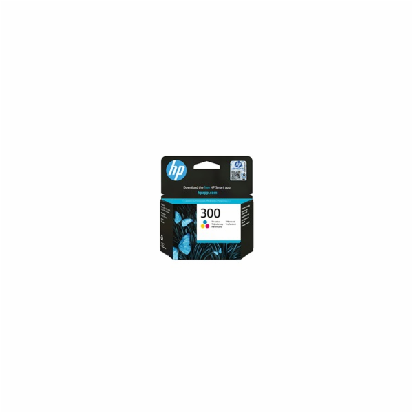 HP 300 Tri-color Ink Cart, 4 ml, CC643EE (165 pages)