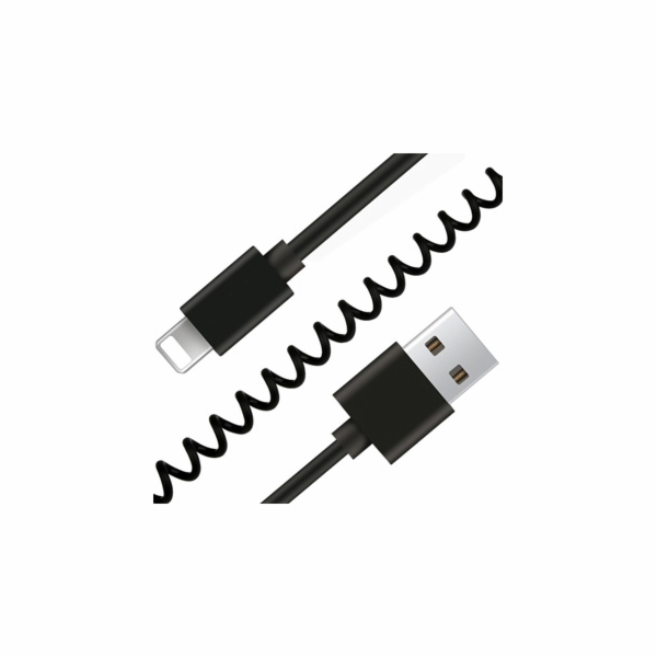 GEMBIRD Kabel USB A Male/Lightning Male, 1,5m, černý, kro...