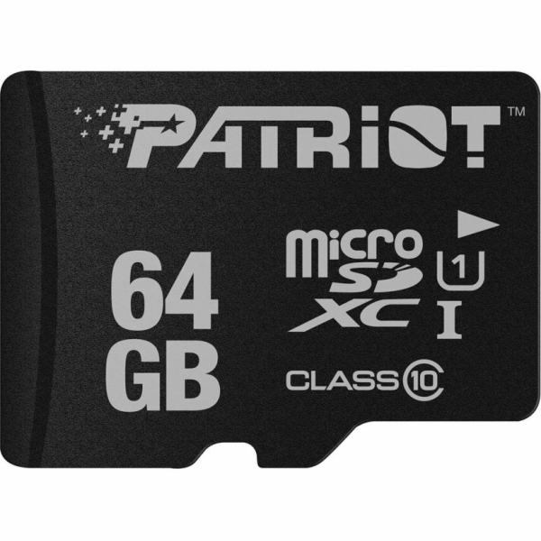 Patriot Paměťová karta LX Series 64GB microSDXC (černá, U...