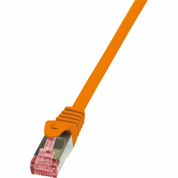 LogiLink CAT 6 Patchcord S / FTP PIMF Orange 0,5M (CQ2028S)