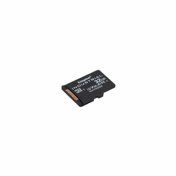 Kingston MicroSDHC karta 32GB Industrial C10 A1 pSLC Card...