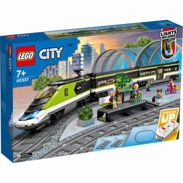 LEGO 60337 City Personen-Schnellzug (Set mit ferngesteuer...