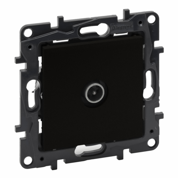 Legrand Niloe Step 863573 TV koncová anténní zásuvka, černá